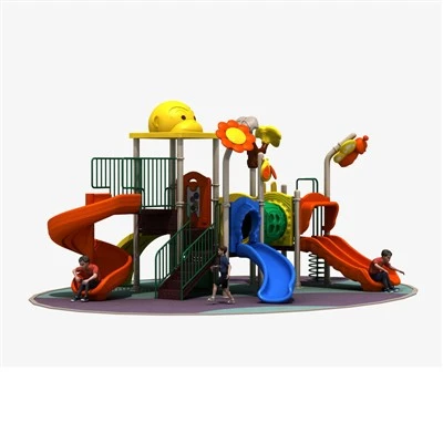 Juego de patio de juegos de plástico para exteriores